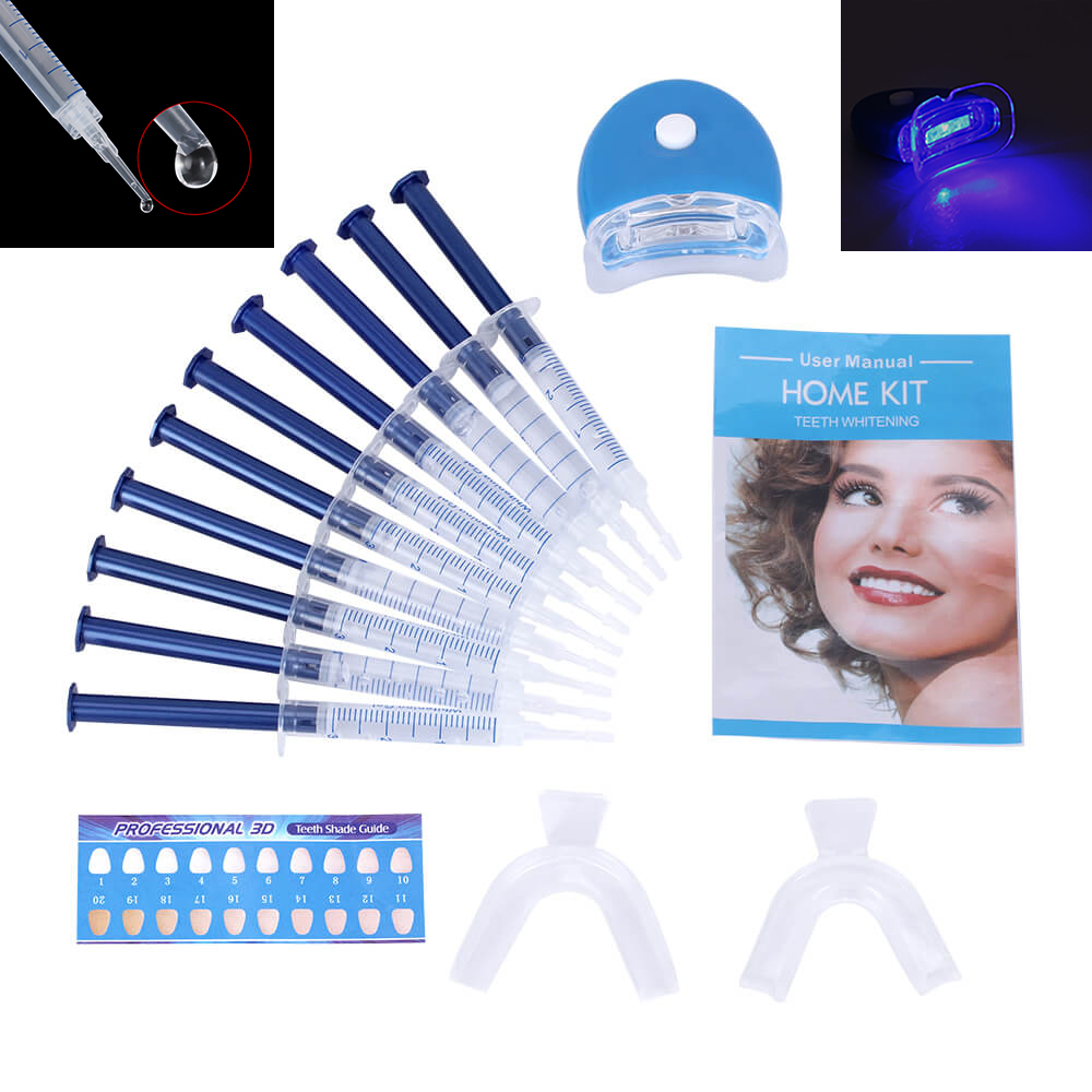 Teeth Whitening Gel Syringes - 1 set Teeth Whitening 44% Peroxide
