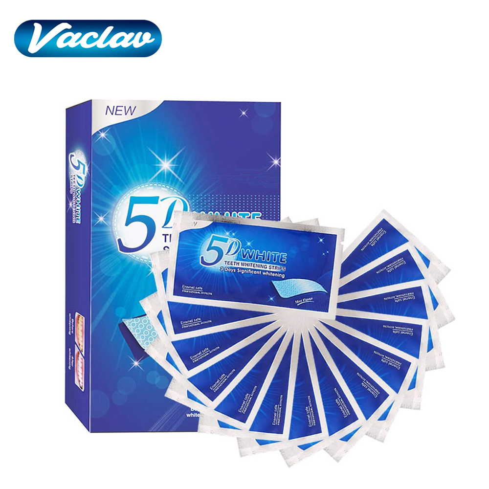 Teeth Whitening Effective - 5D White Teeth Whitening Strip Whitening