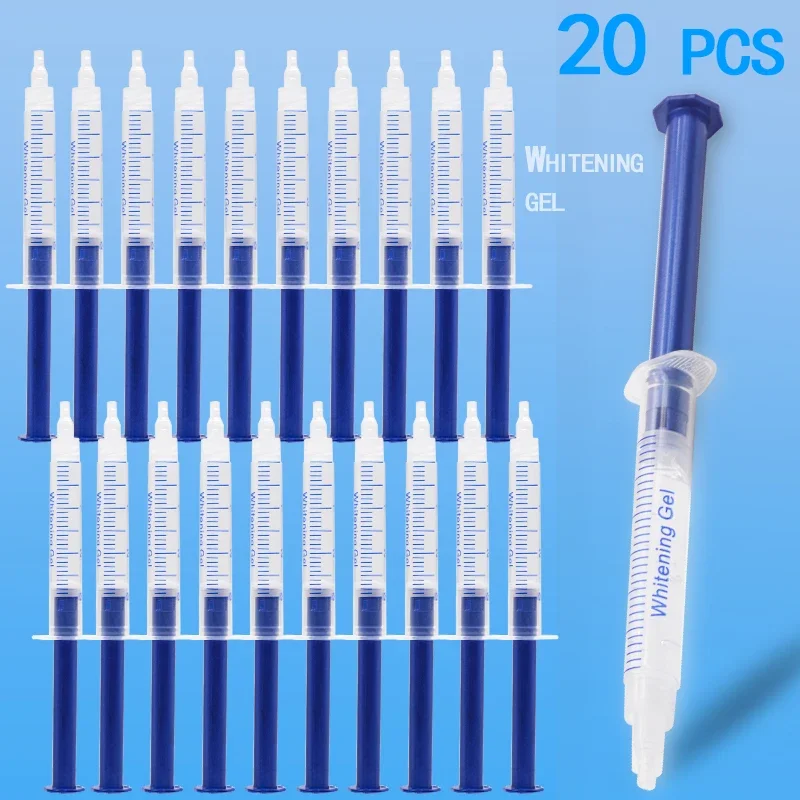 Teeth Whitening Gel Syringes - 20 pcs/lot Teeth Whitening gels 44%