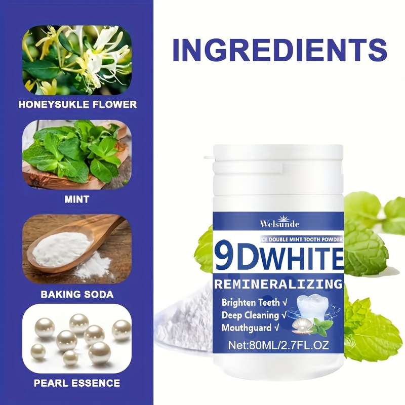 9D White Remineralizing Hydrox - Teeth Whitening Powder review and price