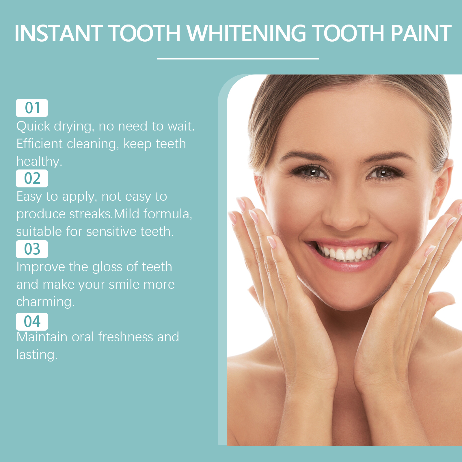 Instant Teeth Whitening Paint  - Teeth Whitening Effective review and price