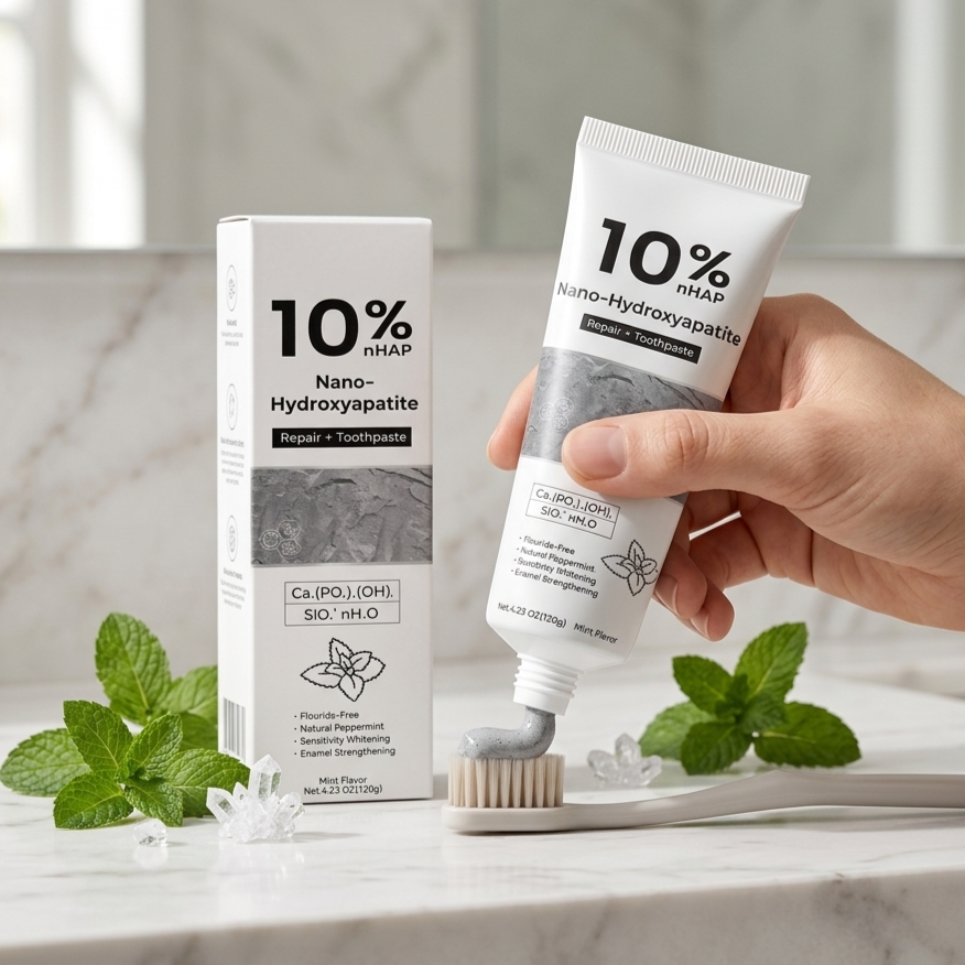 Nano-Hydroxyapatite Toothpaste - Teeth Whitening Best review and price
