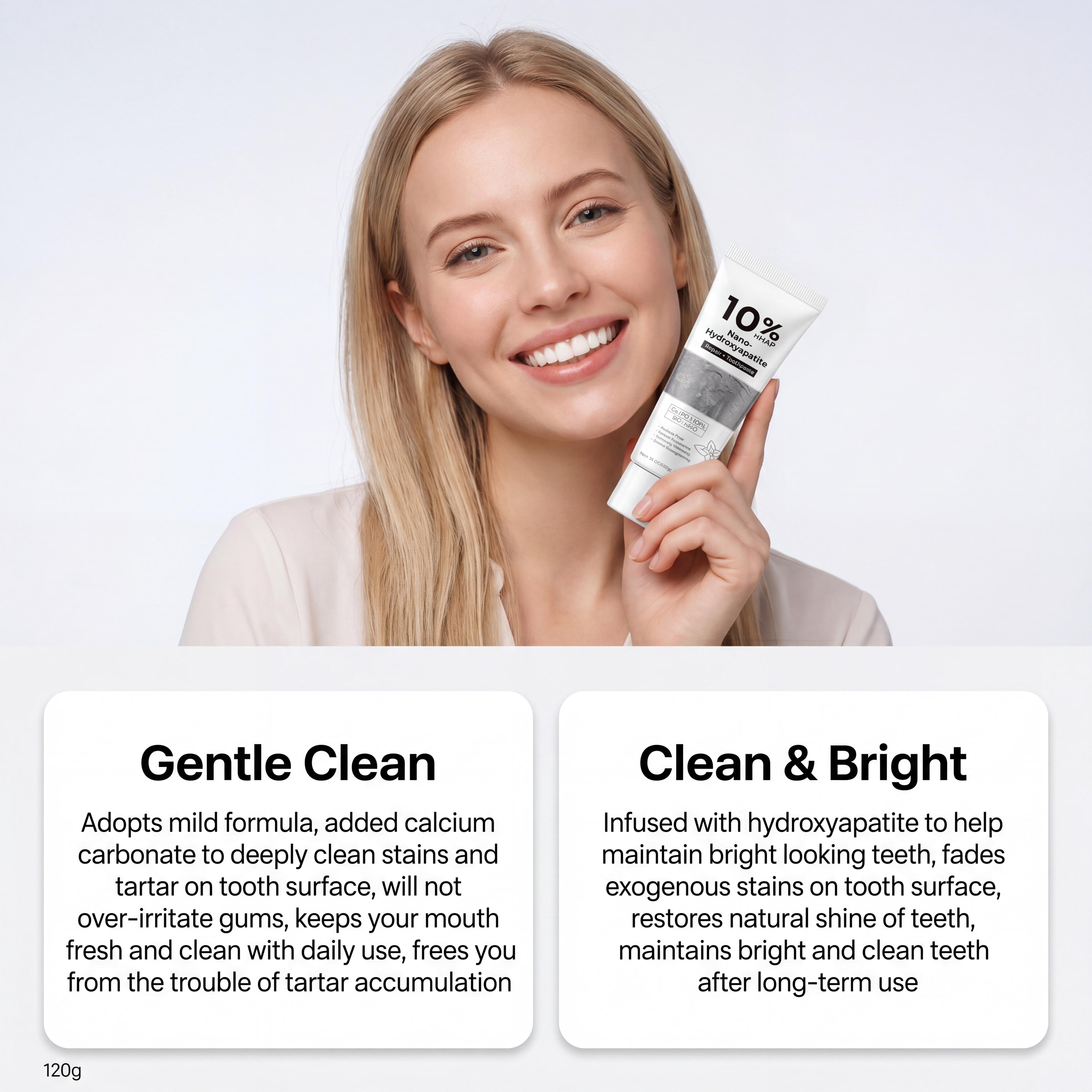 Nano-Hydroxyapatite Toothpaste - Teeth Whitening Best review and price
