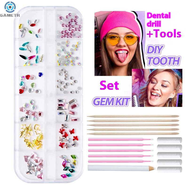 1 Set Dental Tooth Gems Crysta - Tooth Gem Kit review and price