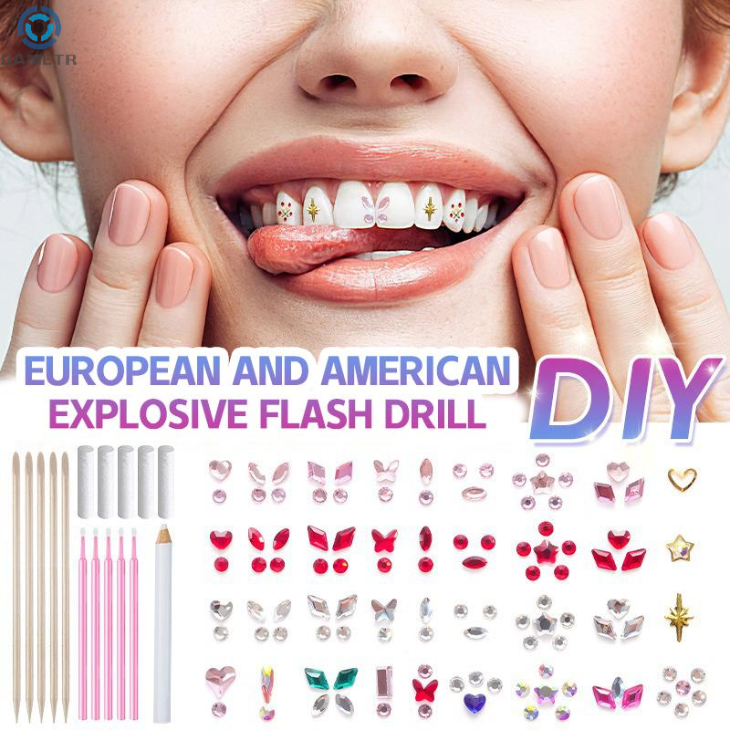 1 Set Dental Tooth Gems Crysta - Tooth Gem Kit review and price