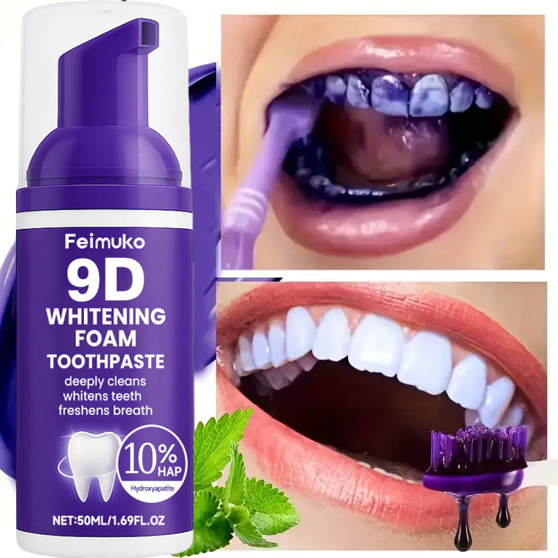9D Purple Teeth Whitening Toot - Teeth Whitening Best review and price