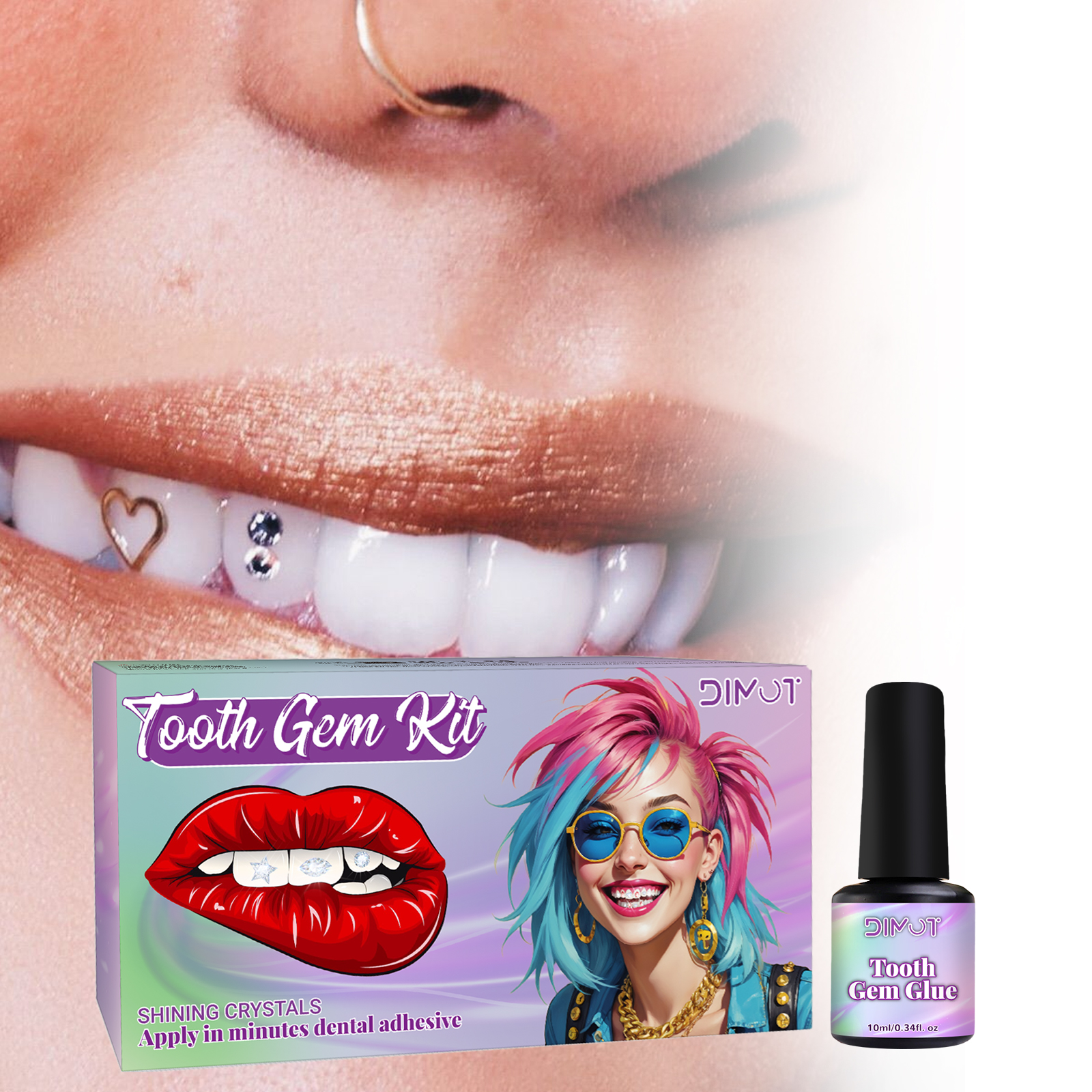 Tooth Gem Kit Tooth DIY Crysta - Tooth Gem Kit review and price