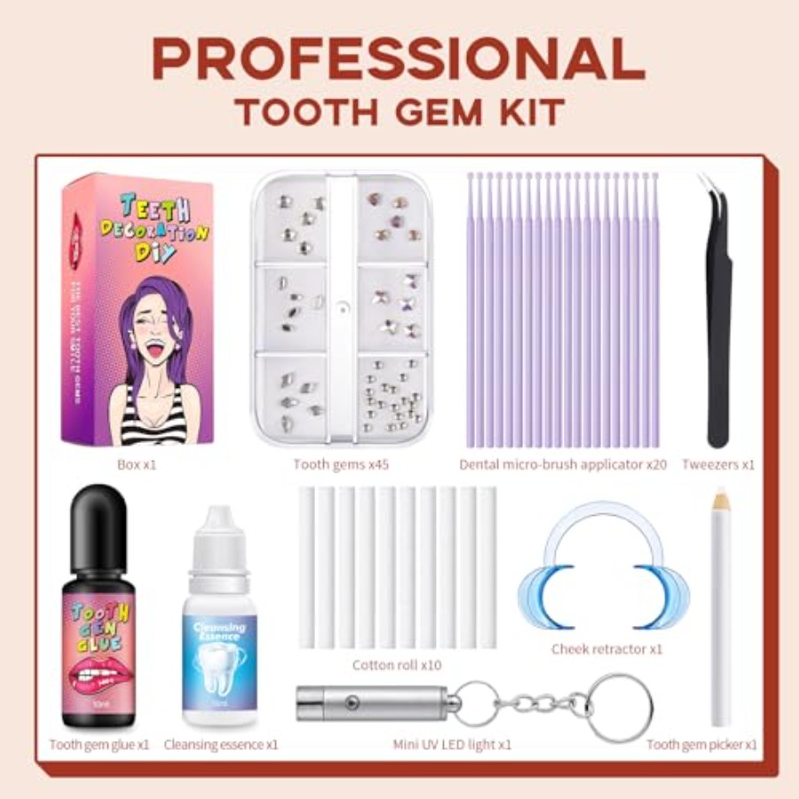 Tooth Gem Kit DIY Smile Jewelr - Tooth Gem Kit review and price