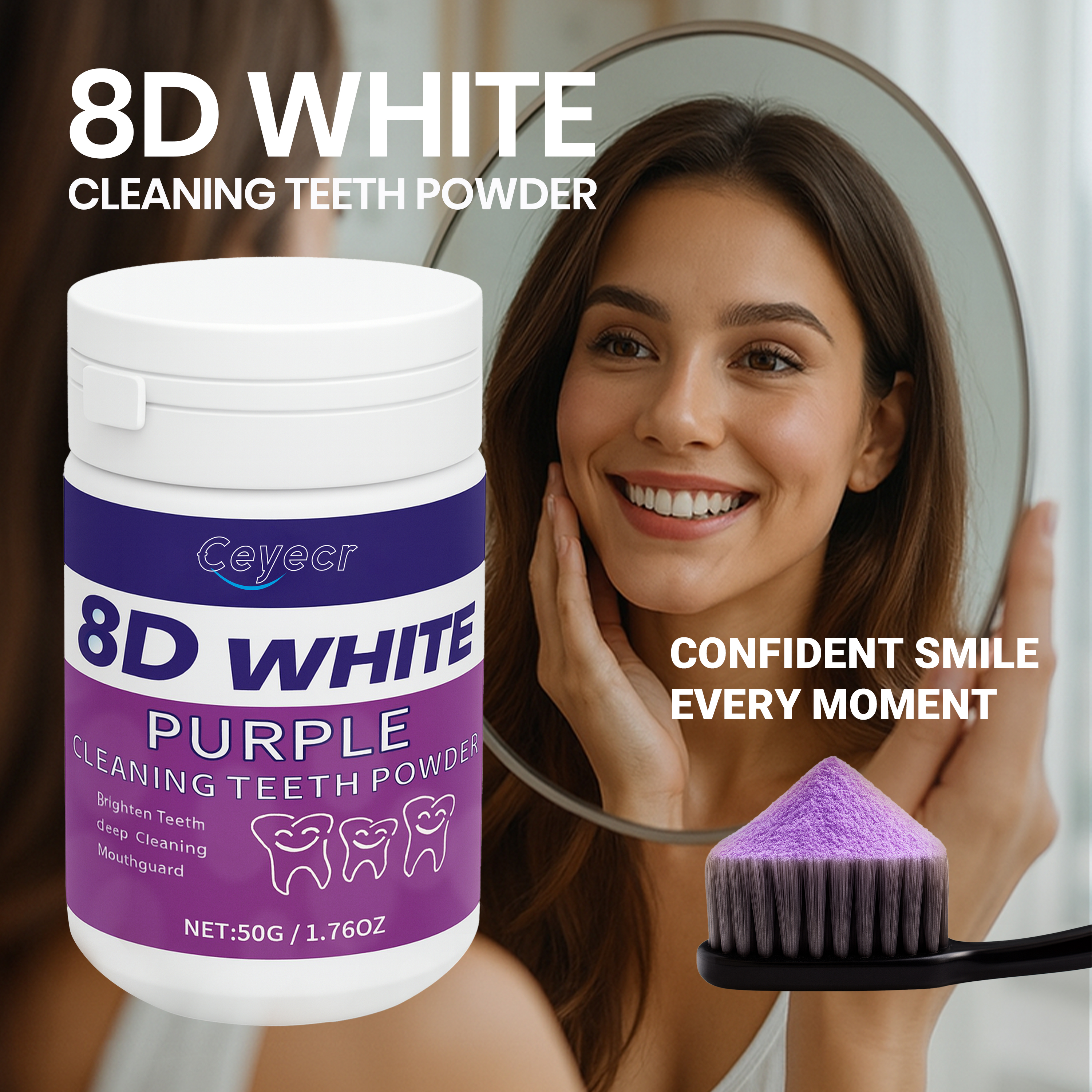 8D white Teeth Whitening Powde - Teeth Whitening Powder review and price