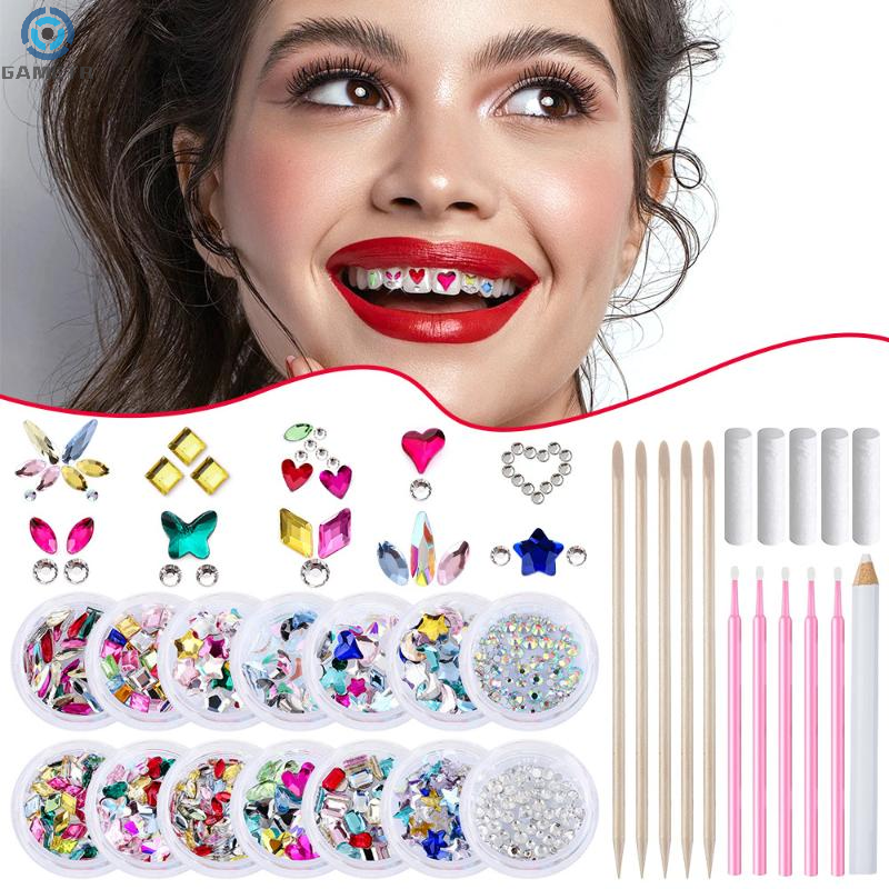 1 Set Dental Tooth Gems Crysta - Tooth Gem Kit review and price