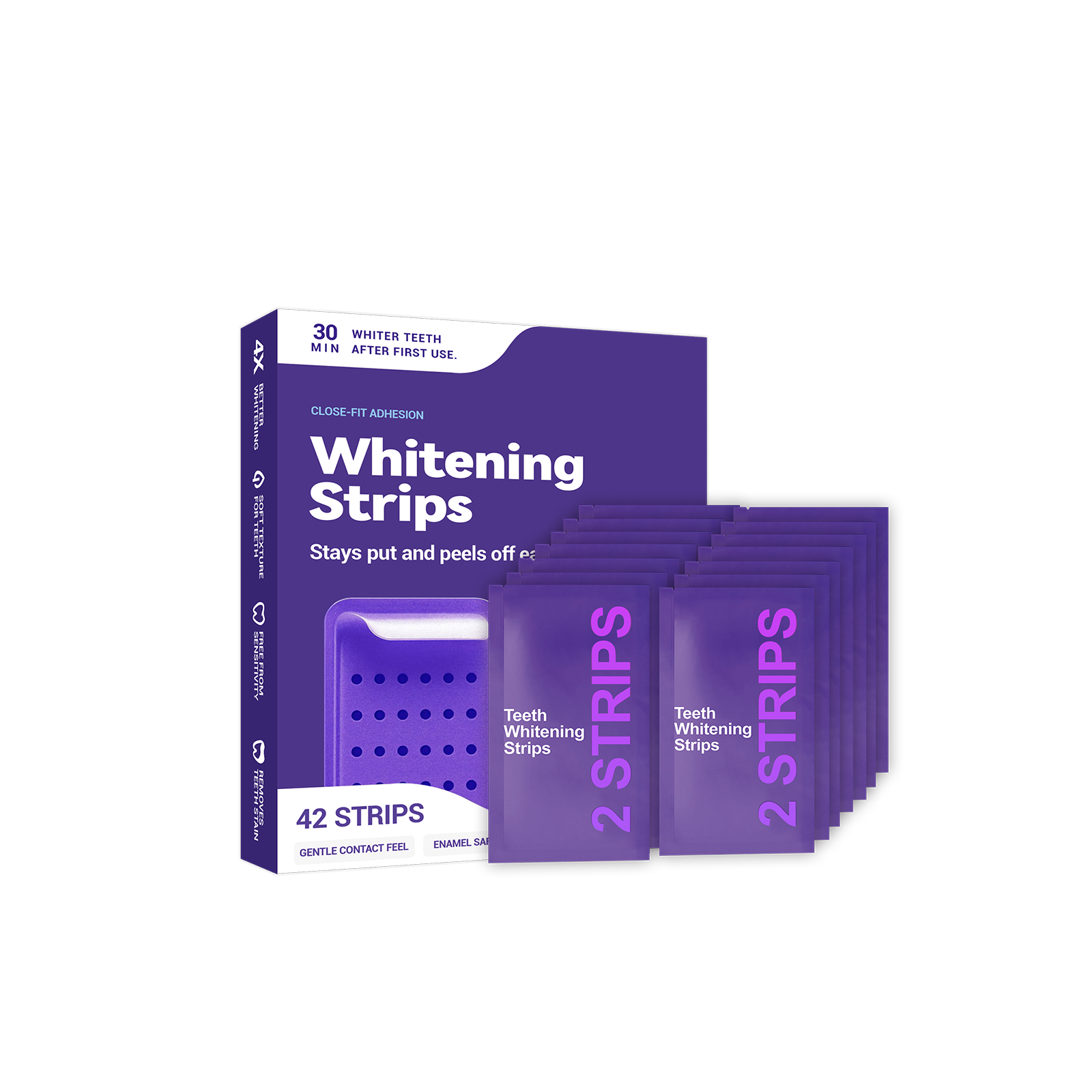Purple Teeth Whitening Strips  - Teeth Whitening Best review and price
