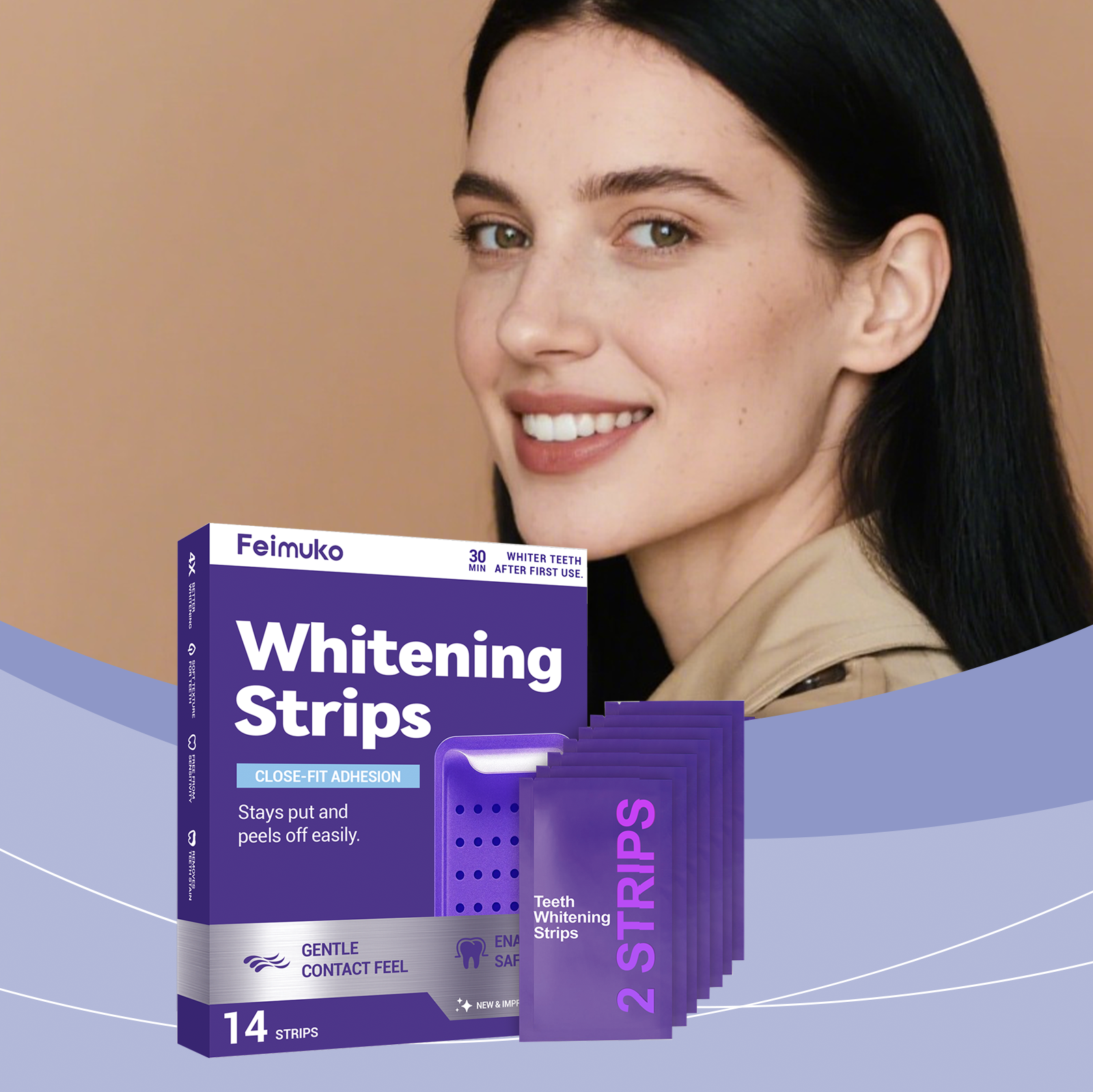 Purple Teeth Whitening Strips  - Teeth Whitening Best review and price