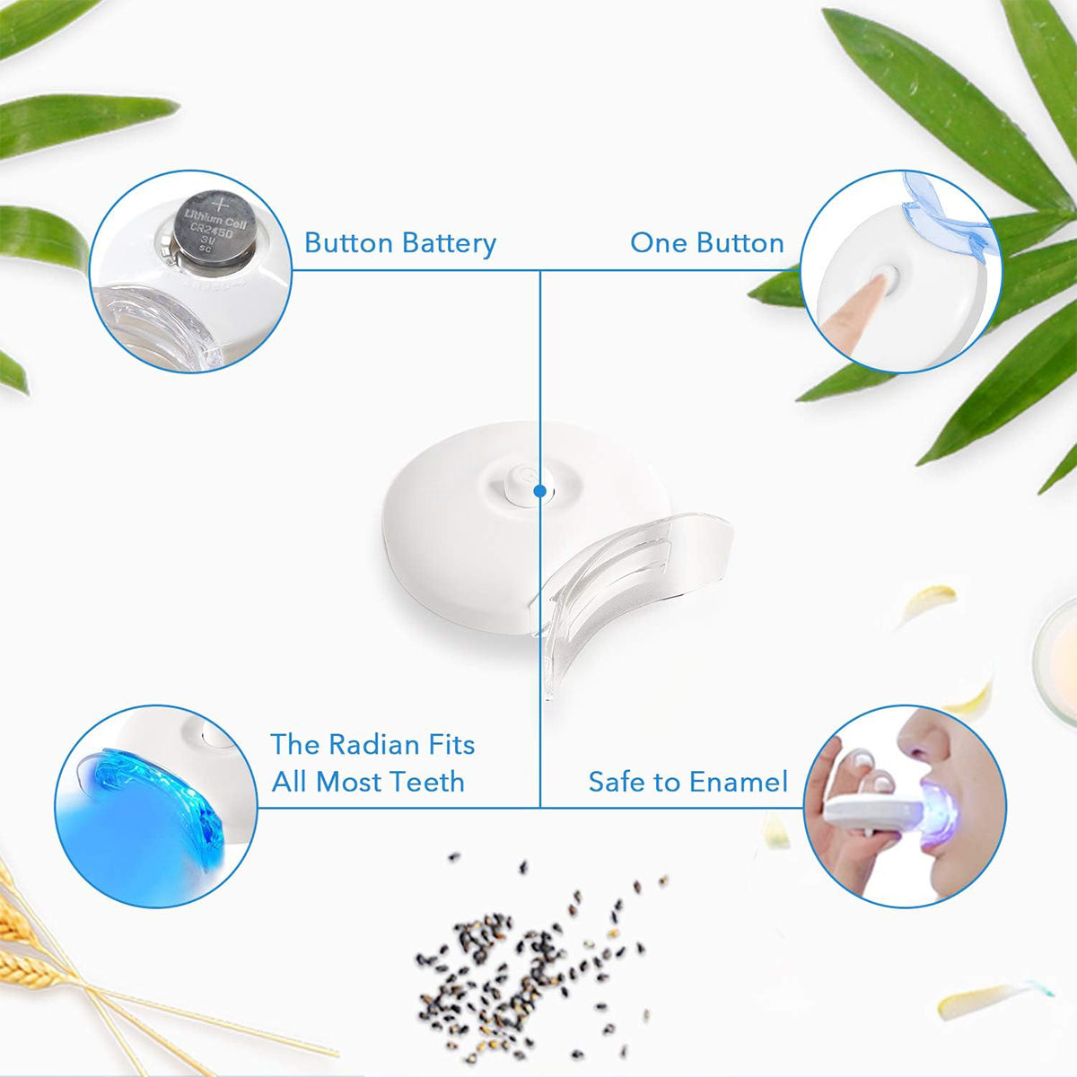 Teeth Whitening Kit - 5X LED L - Led Mouth Tray review and price