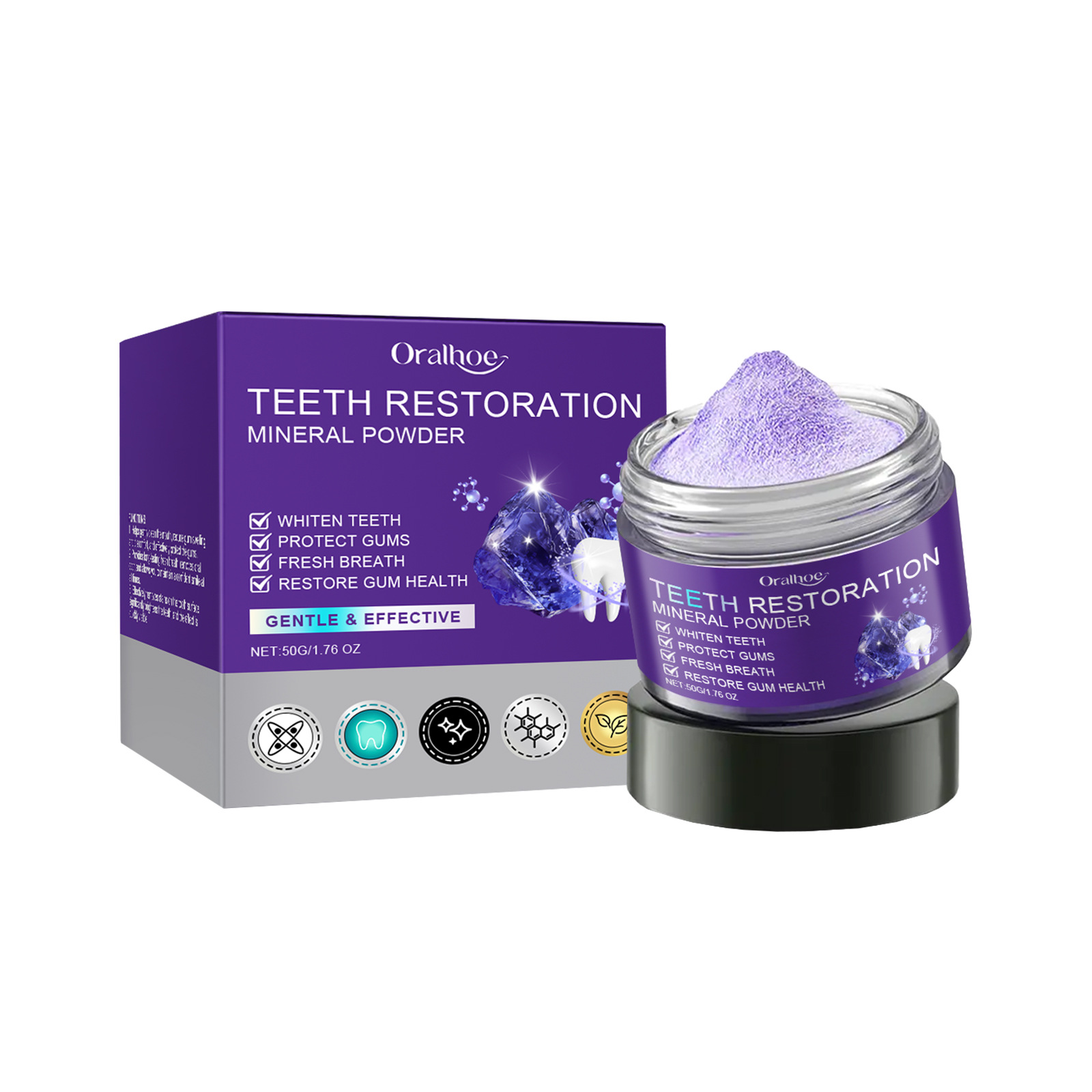 Teeth Restoration Mineral Powd - Teeth Whitening Effective review and price