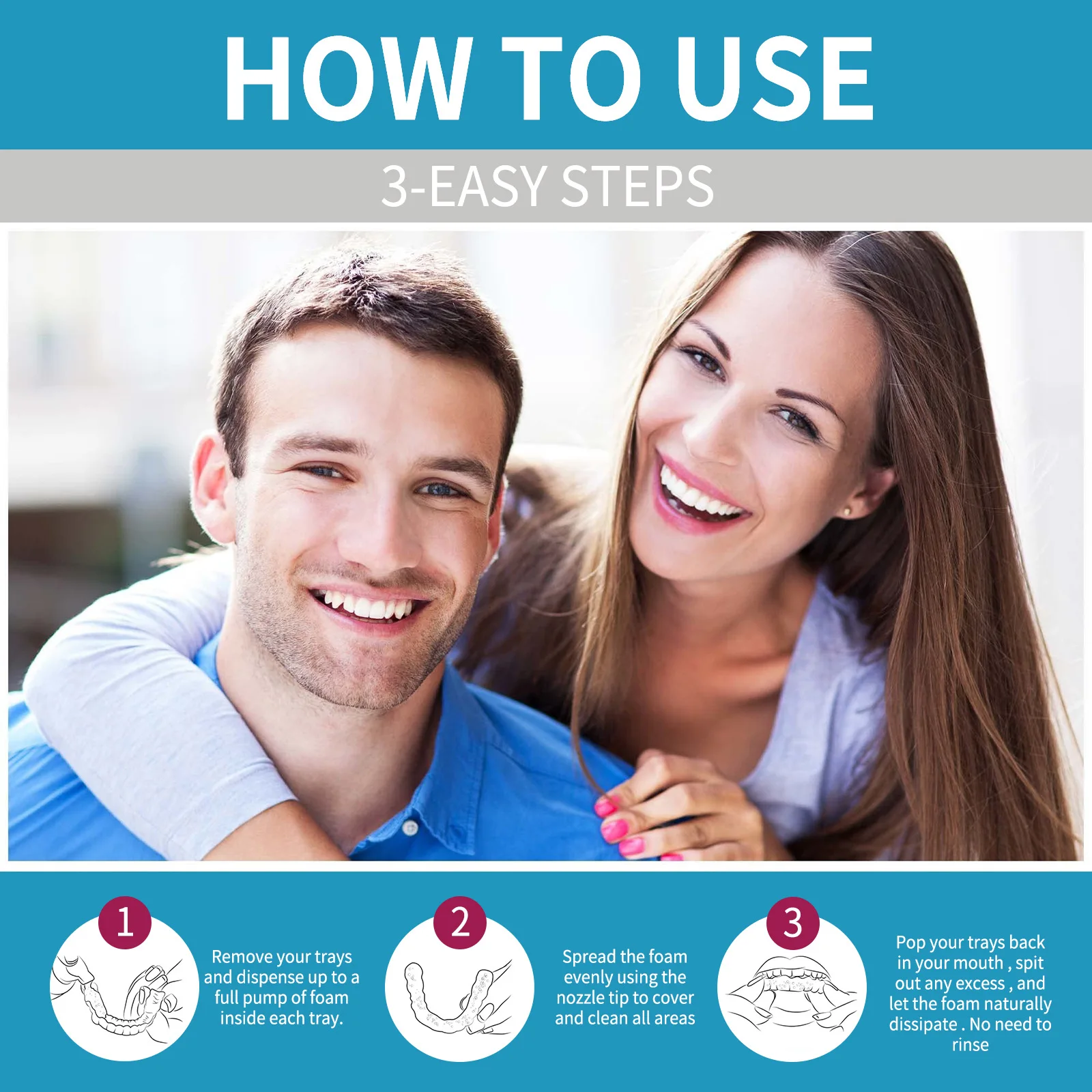 Aligner Denture Cleaner Foam D - Teeth Whitening Best review and price