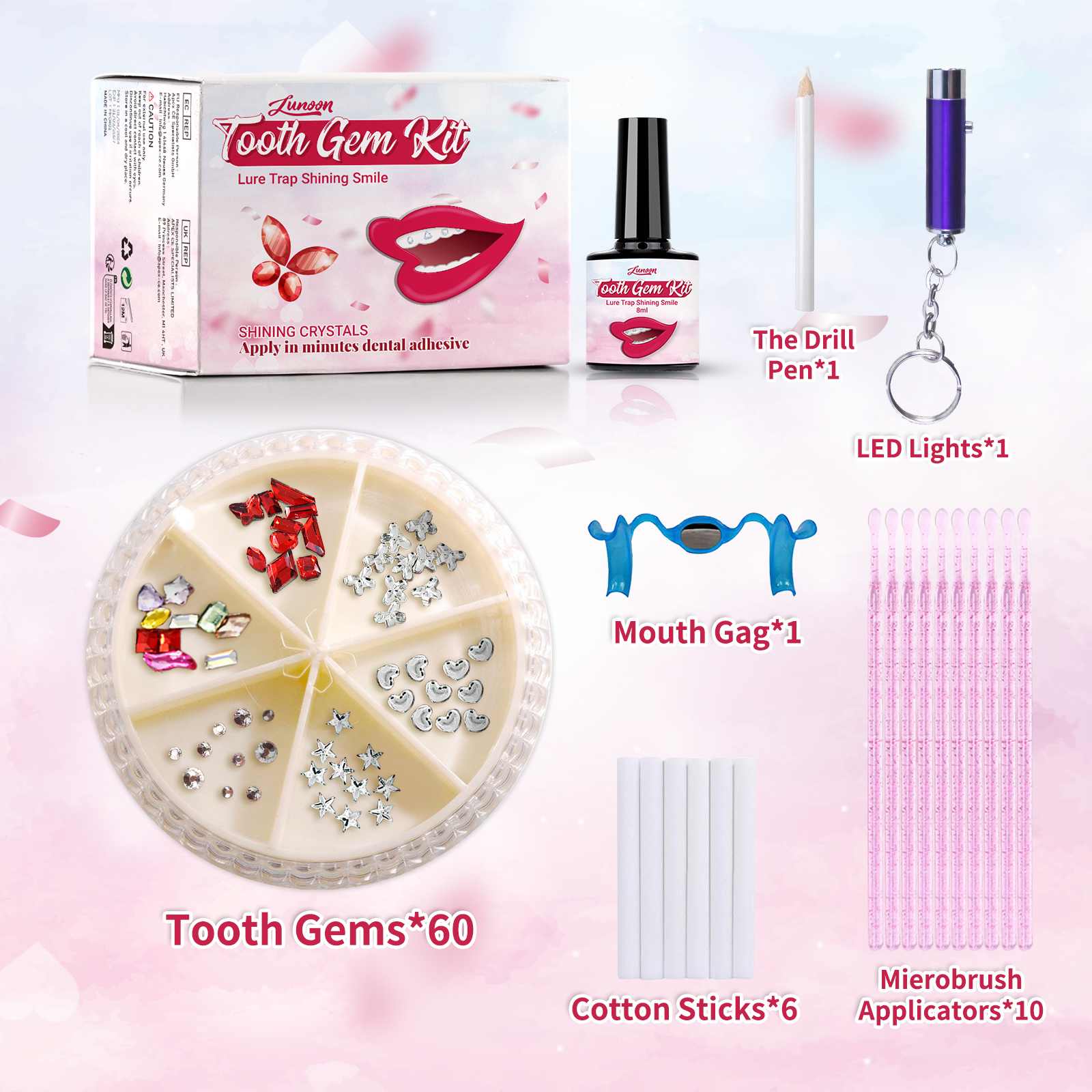 DIY Diamond Teeth Gems Kit Dec - Tooth Gem Kit review and price