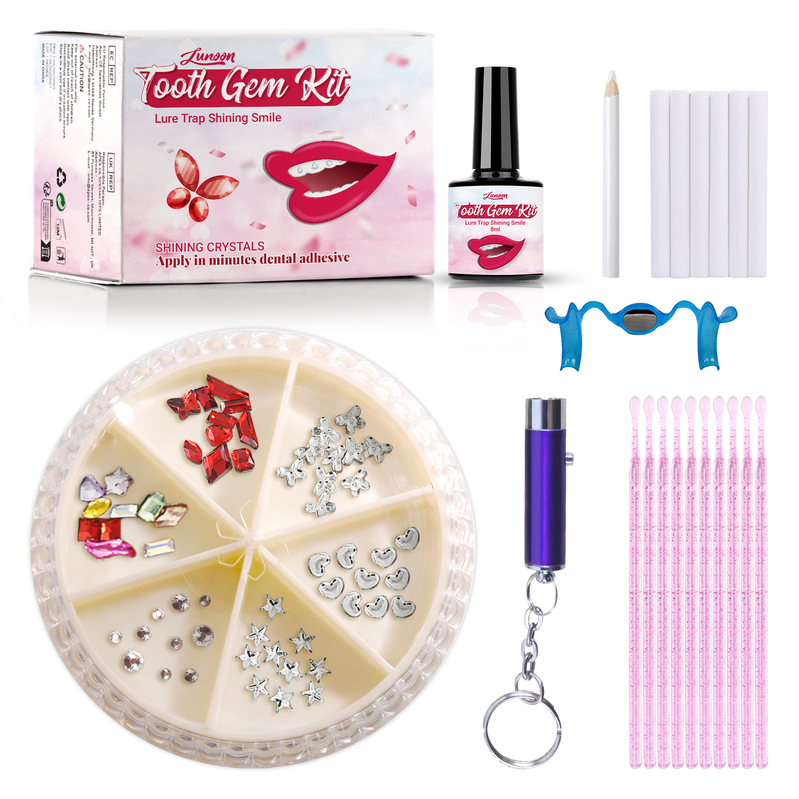 DIY Diamond Teeth Gems Kit Dec - Tooth Gem Kit review and price