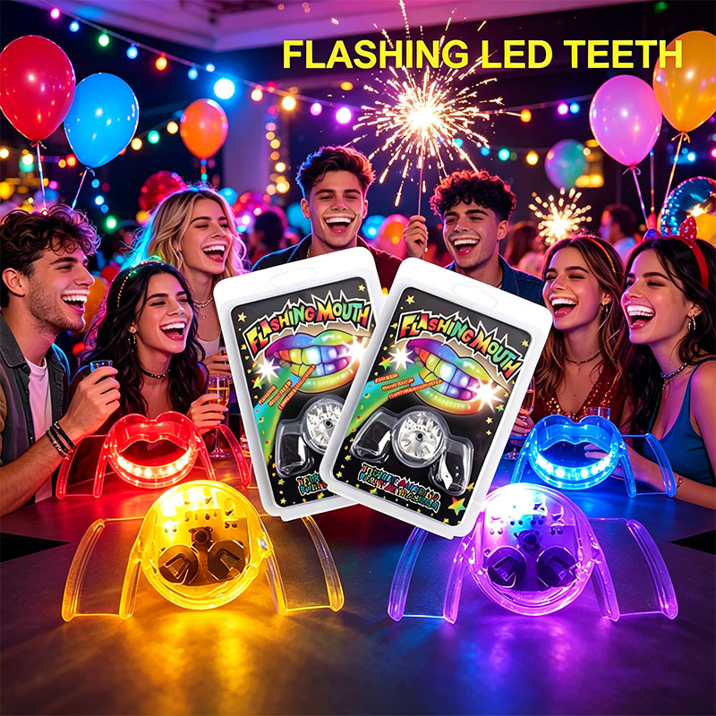 1pcs LED Flashing Mouth Teeth  - Led Mouth Tray review and price