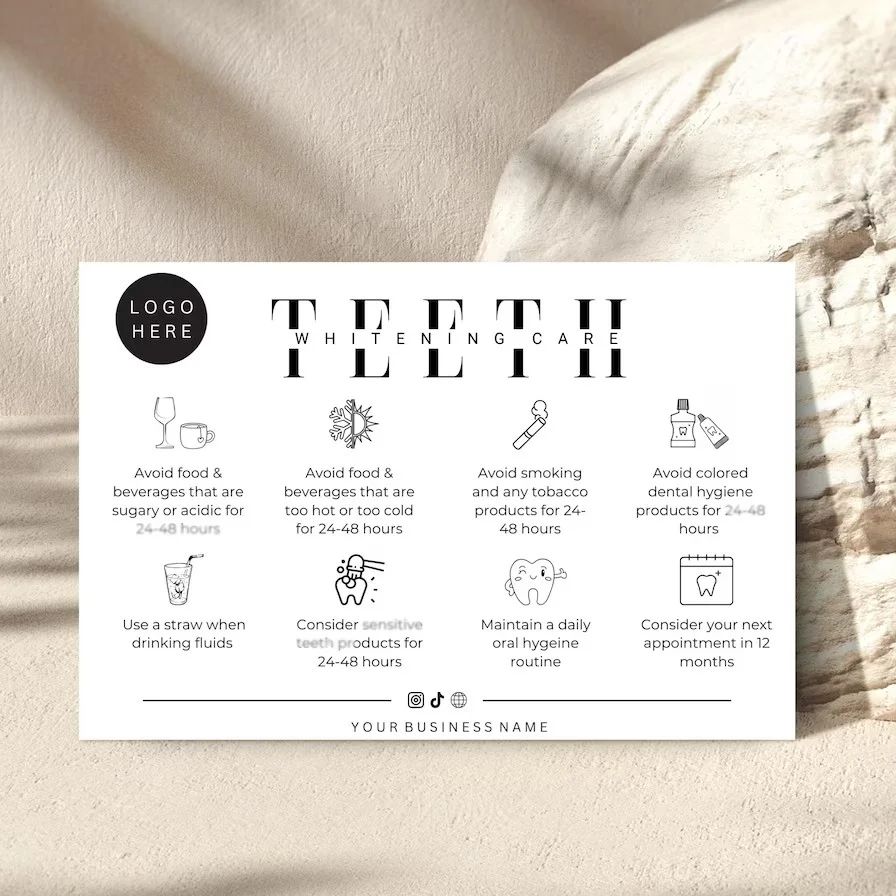 Custom Teeth Whitening Afterca - Teeth Whitening Logo review and price