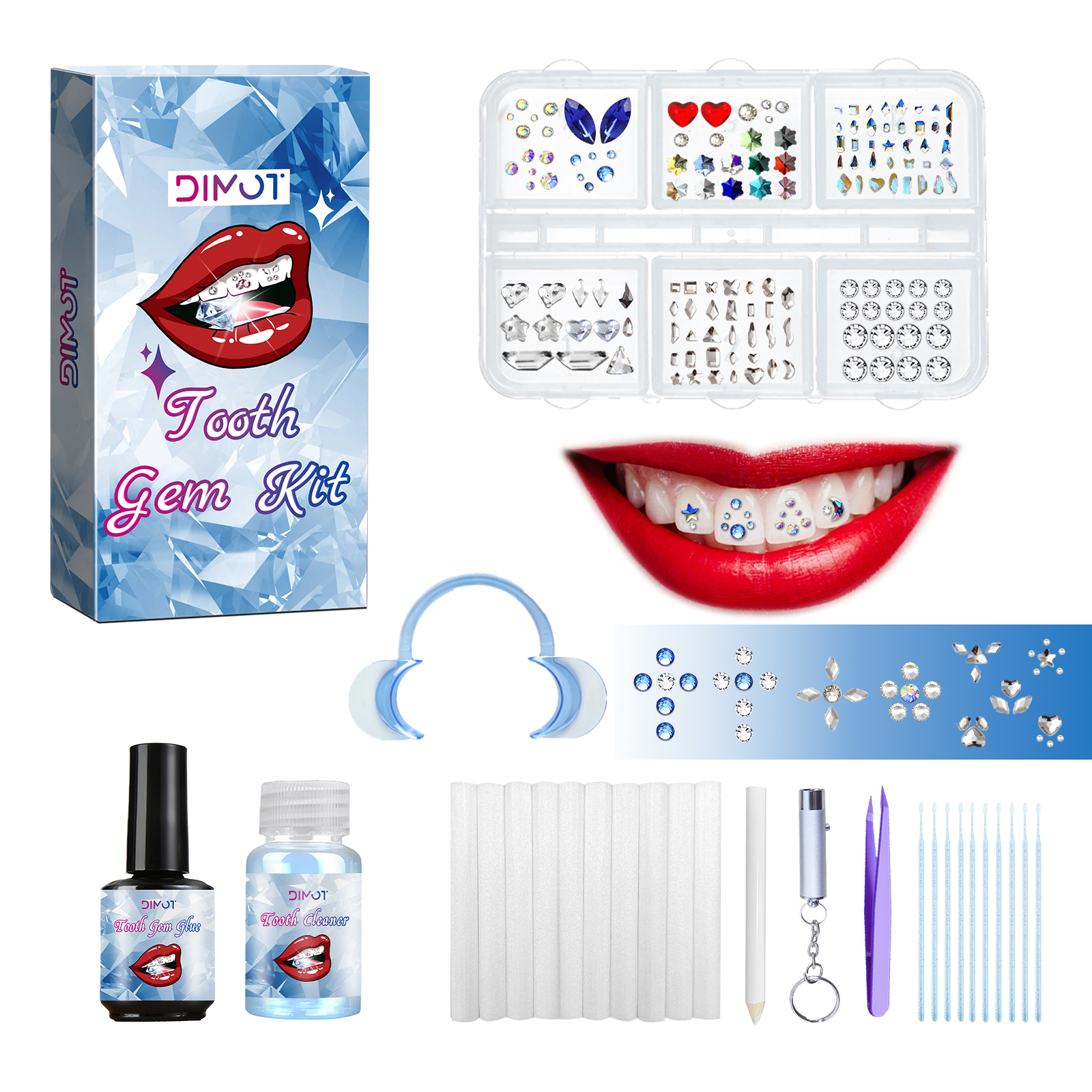 Dental Tooth Gems Kit DIY Crys - Tooth Gem Kit review and price