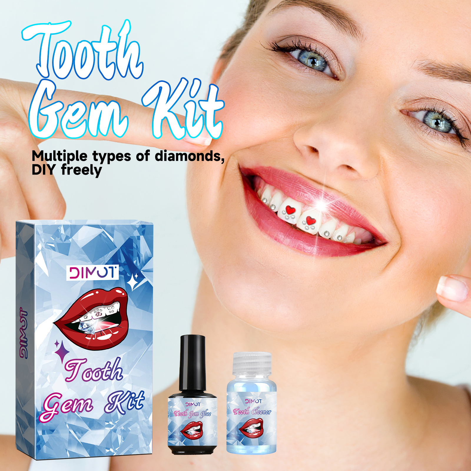 Dental Tooth Gems Kit DIY Crys - Tooth Gem Kit review and price