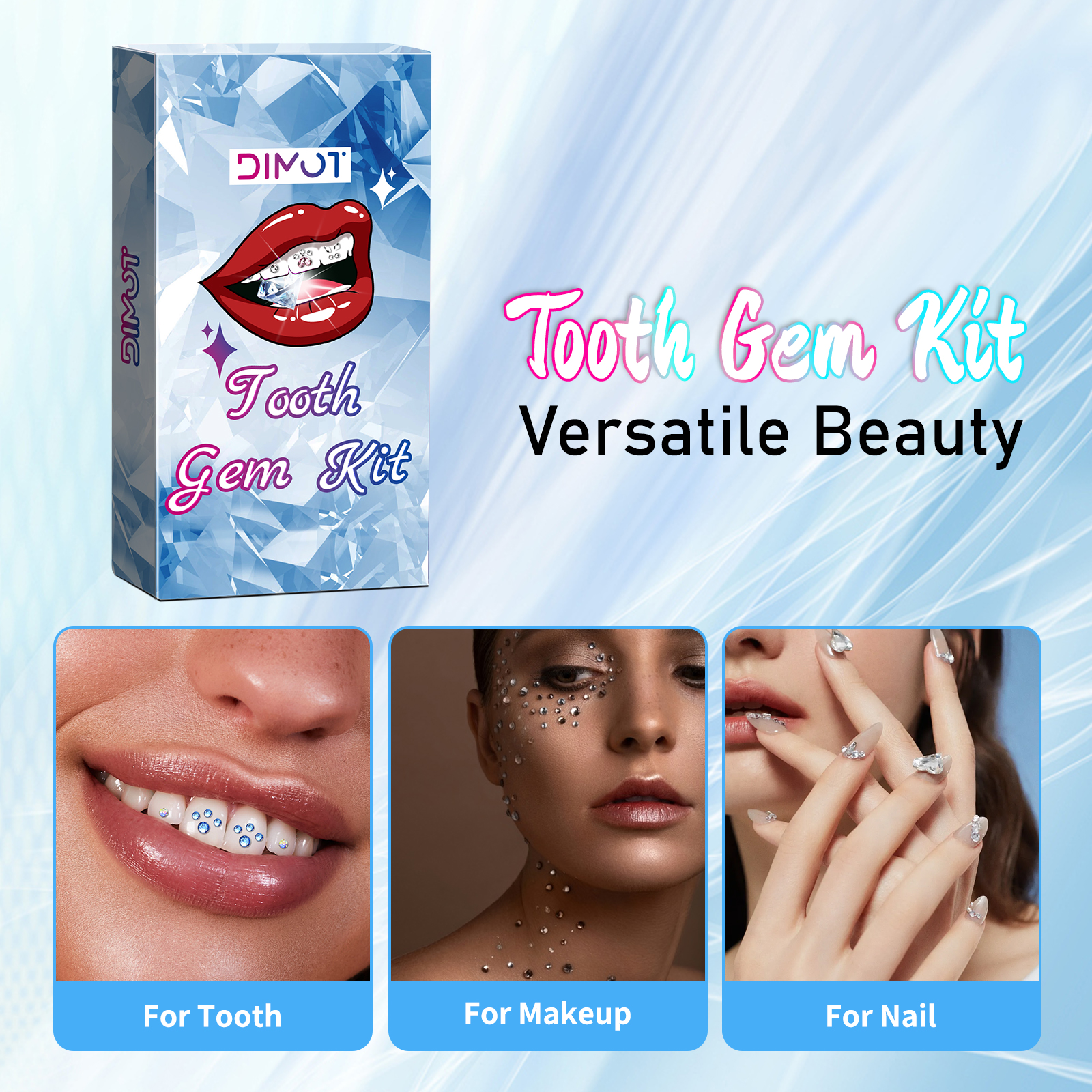 Dental Tooth Gems Kit DIY Crys - Tooth Gem Kit review and price
