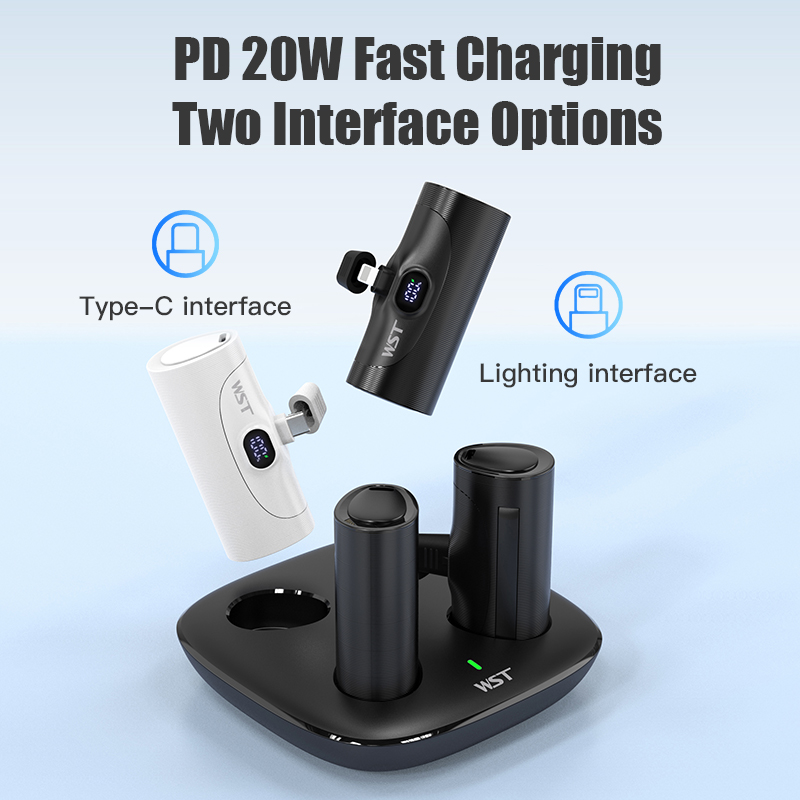 4pcs Portable Mini Power Bank  - Led Mouth Tray review and price