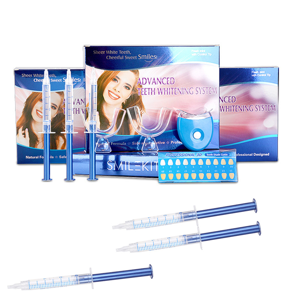 3/6/10 Teeth Whitening Kit Gel - Led Mouth Tray review and price