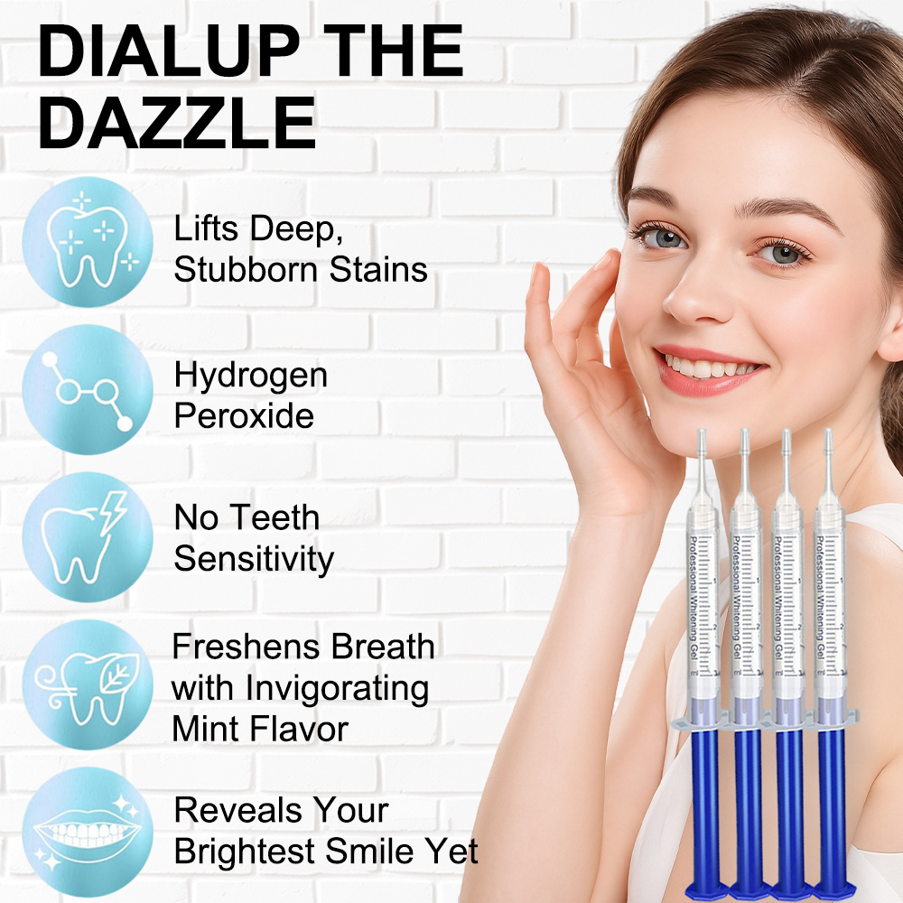 Teeth Whitening Gel Mint Flavo - Teeth Whitening Gel Syringes review and price