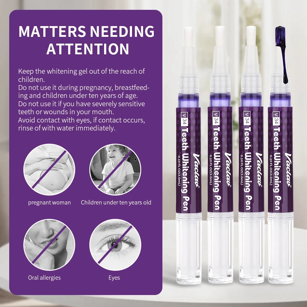 Vaclav V34 Purple teeth whiten - Teeth Whitening Effective review and price