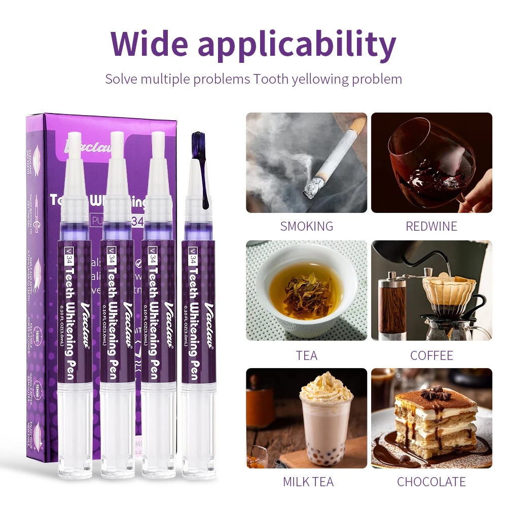 Vaclav V34 Purple teeth whiten - Teeth Whitening Effective review and price