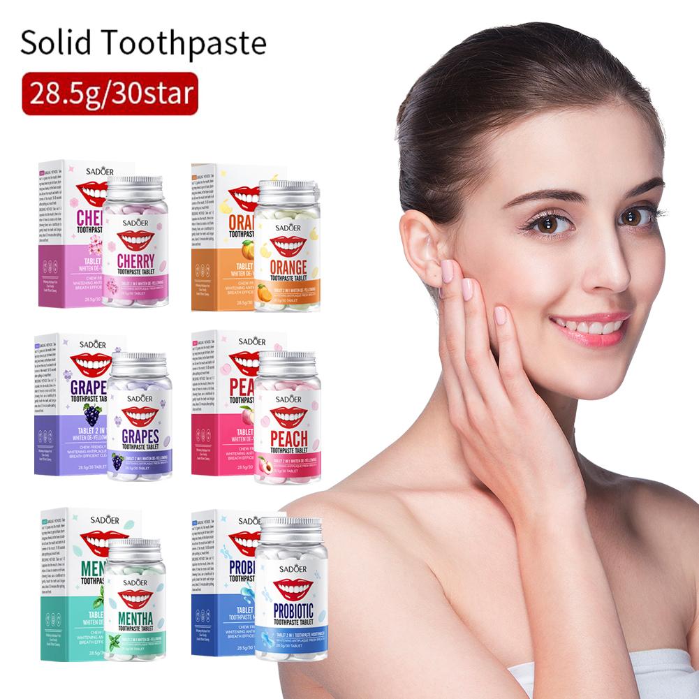Mint Solid Toothpaste Tablets  - Teeth Whitening Best review and price